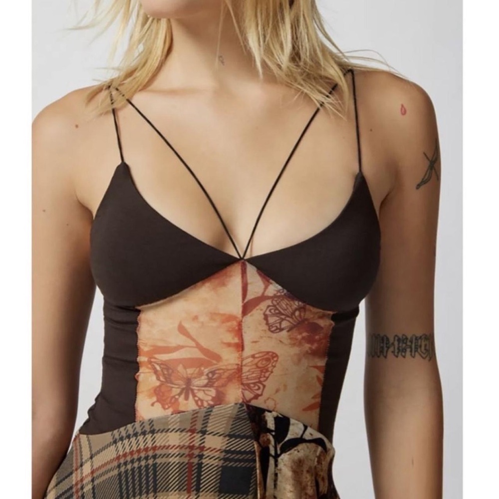 Jaded London Ignis Spliced Mini Dress